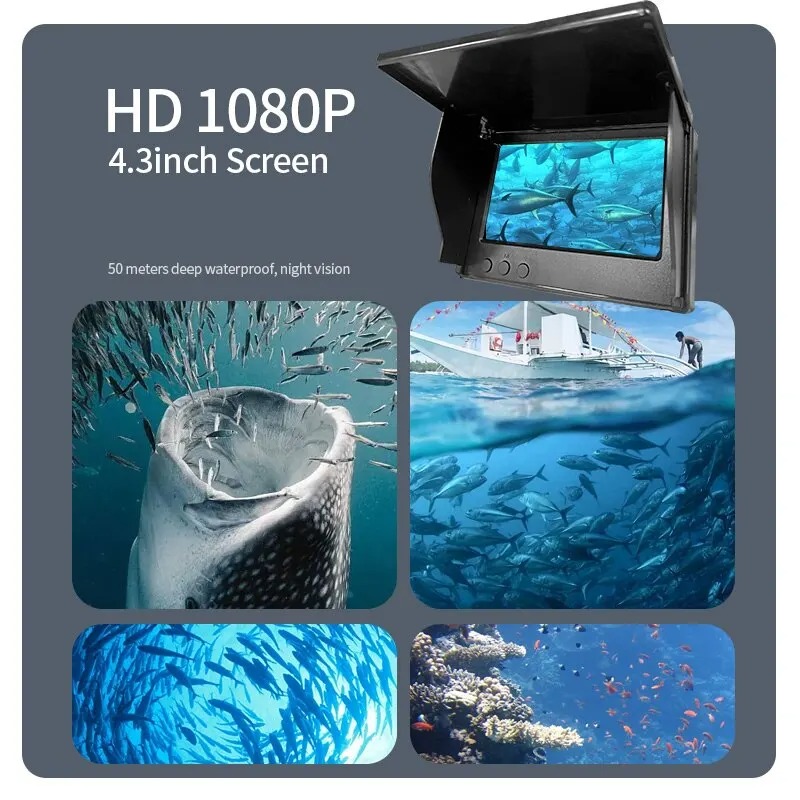4.3 Inch Video Fishing Rod Kit - огляд і ціна Fishing Rod Ice