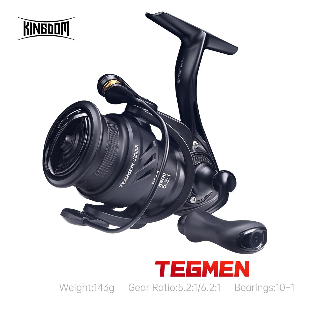 Kingdom Tegmen 5.2:1 6.2:1 143 - огляд і ціна Abu Garcia Reel Max