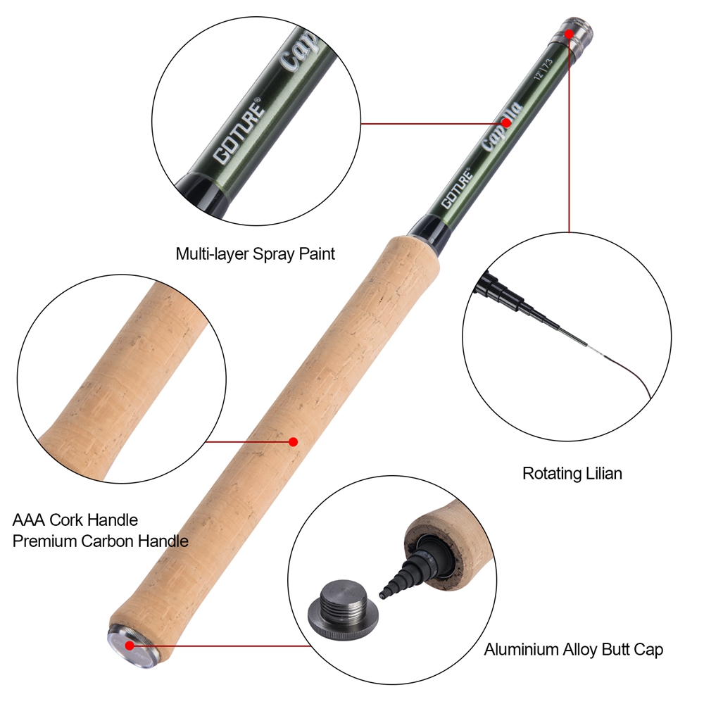 Goture Tenkara Fly Fishing Rod - огляд і ціна Fishing Rod Carbon Fiber