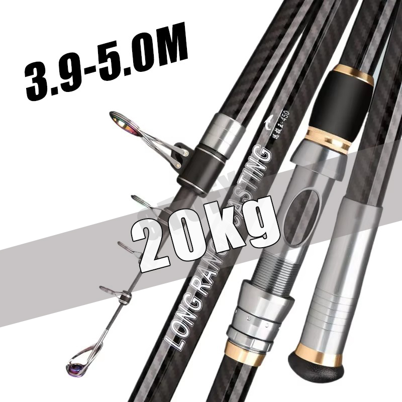 Telescopic Fishing Rod 3.9m 4. - огляд і ціна Fishing Rod Surf