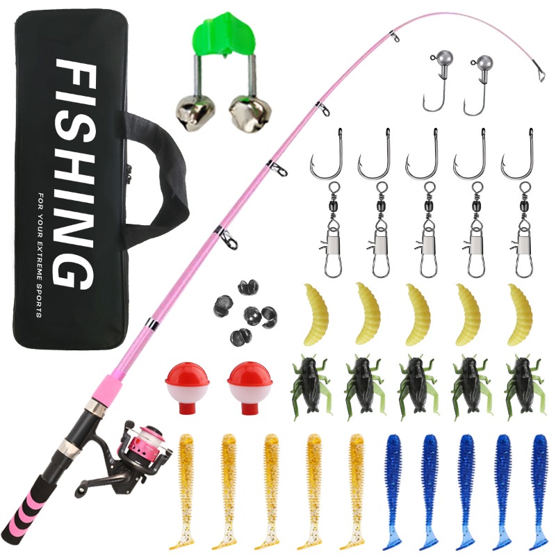 Kids Adult Beginner Fishing Ro - огляд і ціна Fishing Rod Spinning
