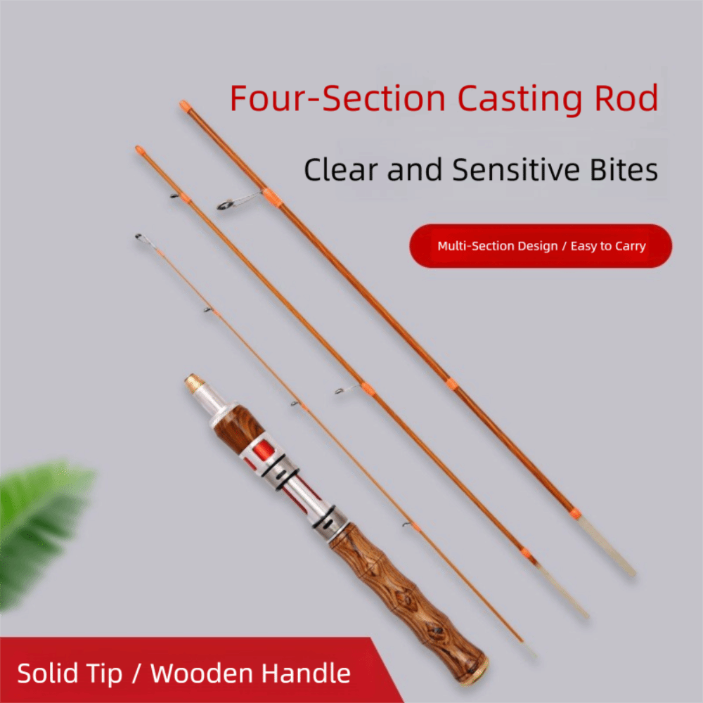 High Quality 4 Sections Spinni - огляд і ціна Fishing Rod Spinning