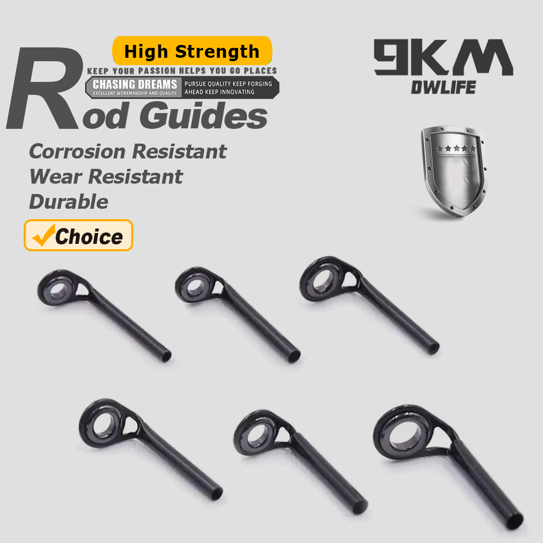 Fishing Rod Guides 5~10pcs MKT - огляд і ціна Fishing Rod Tip Replacement