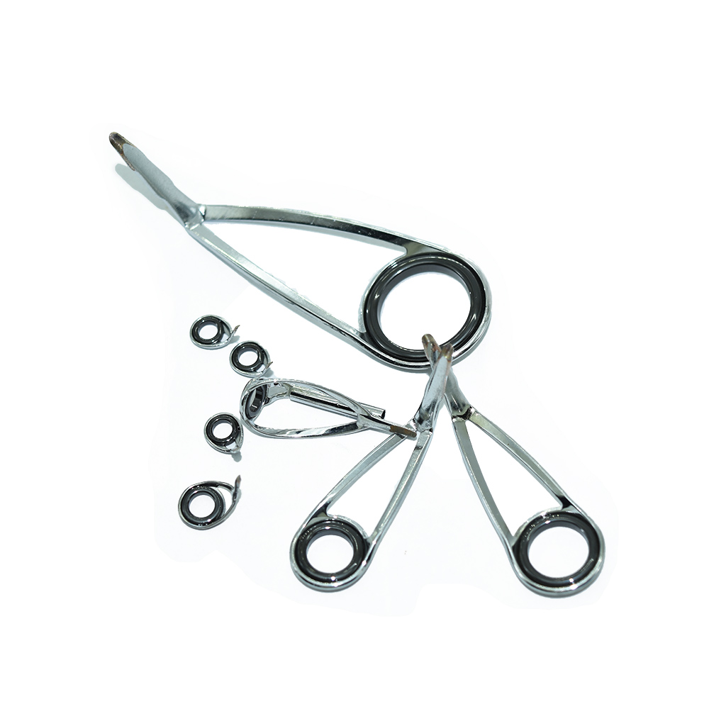 8pcs/Kit KLH Bracket Stainless - огляд і ціна Fishing Rod Repair Kit