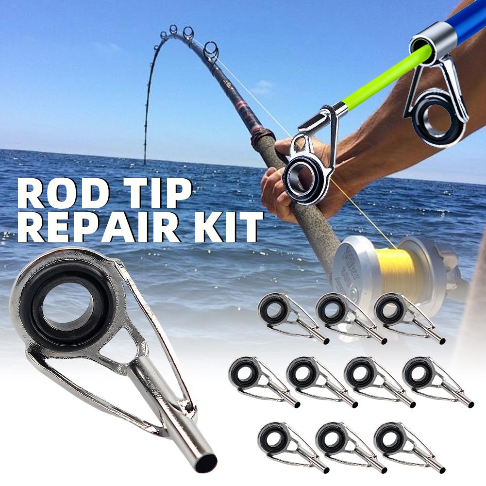 Rod Tip Repair Kit 10pcs Fishi - огляд і ціна Fishing Rod Tip Replacement