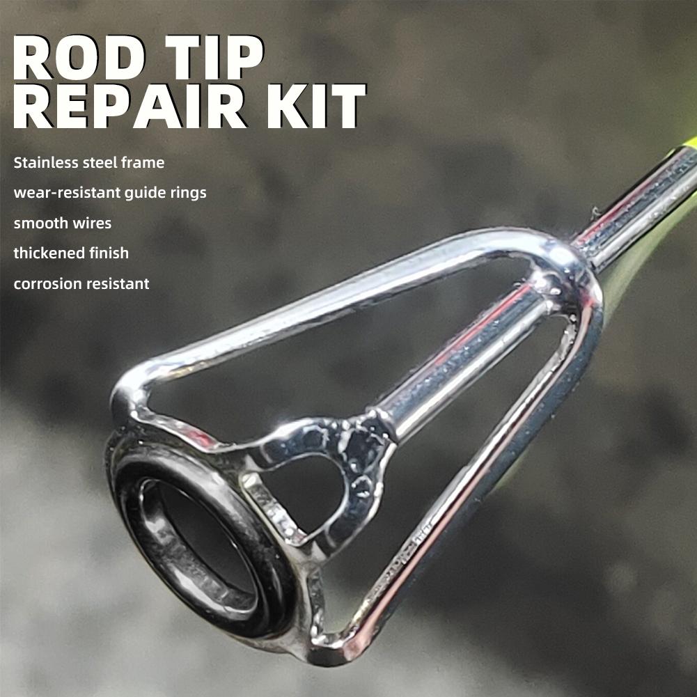 Rod Tip Repair Kit 10pcs Fishi - огляд і ціна Fishing Rod Tip Replacement