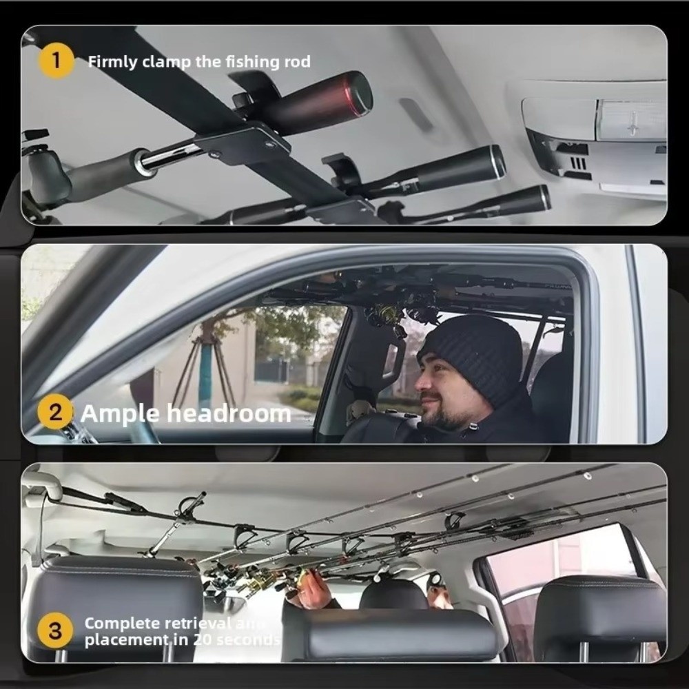 6 Position Car Fishing Rod Hol - огляд і ціна Fishing Rod Repair Kit
