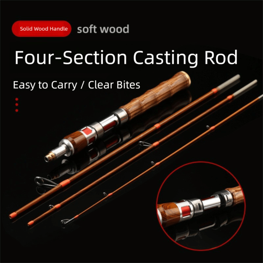 2025 4 Sections Spinning Fishi - огляд і ціна Fishing Rod Carbon Fiber