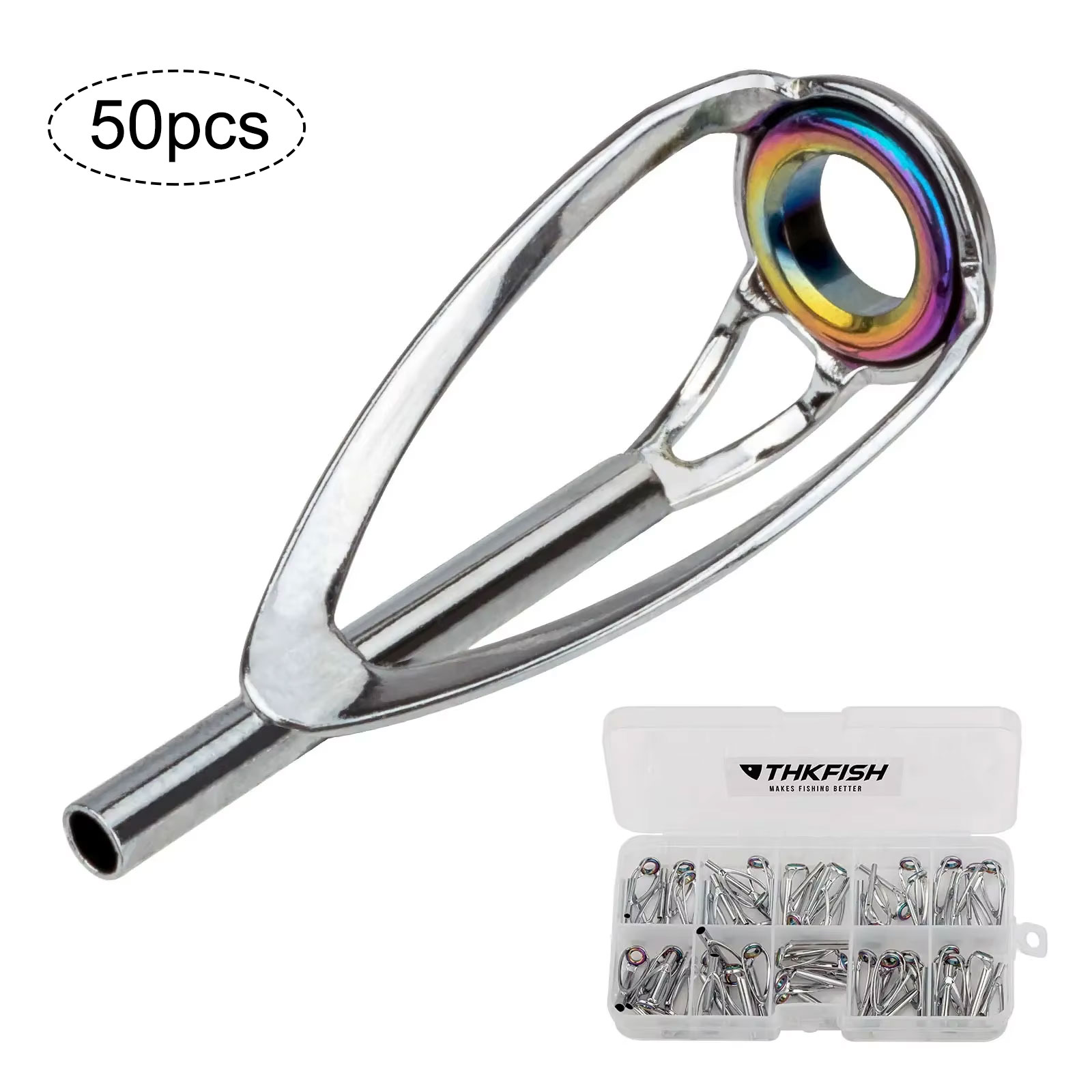50pcs Fishing Rod Tip Top Repa - огляд і ціна Fishing Rod Tip Replacement