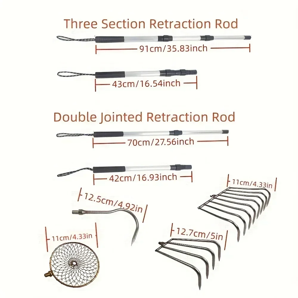 1pc JOOYOO Telescopic Aluminum - огляд і ціна Fishing Rod Ice