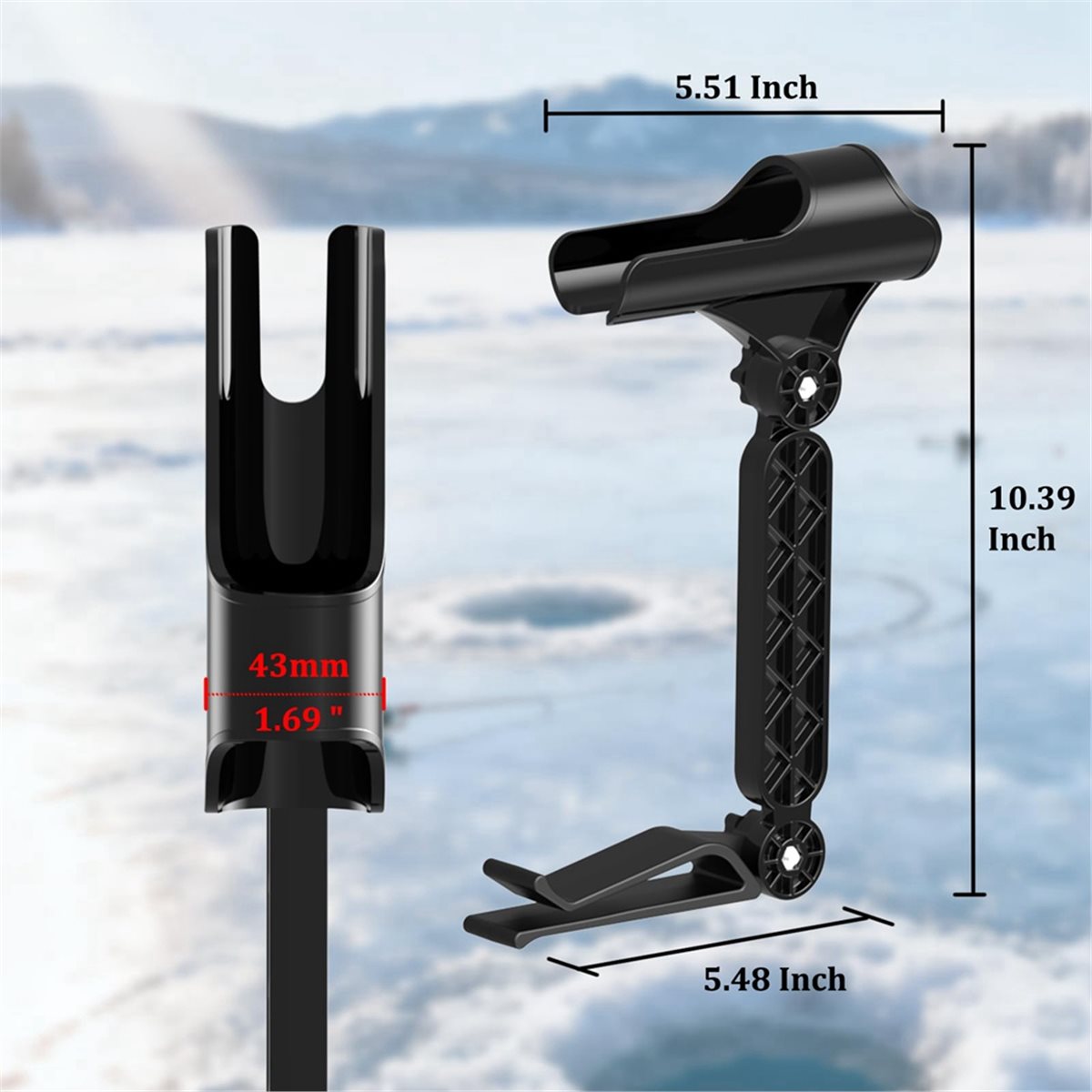 POPULAR-2pcs Adjustable Bucket - огляд і ціна Fishing Rod Ice