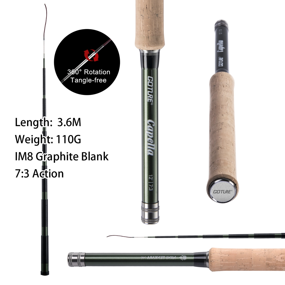 Goture Tenkara Fly Fishing Rod - огляд і ціна Fishing Rod Carbon Fiber
