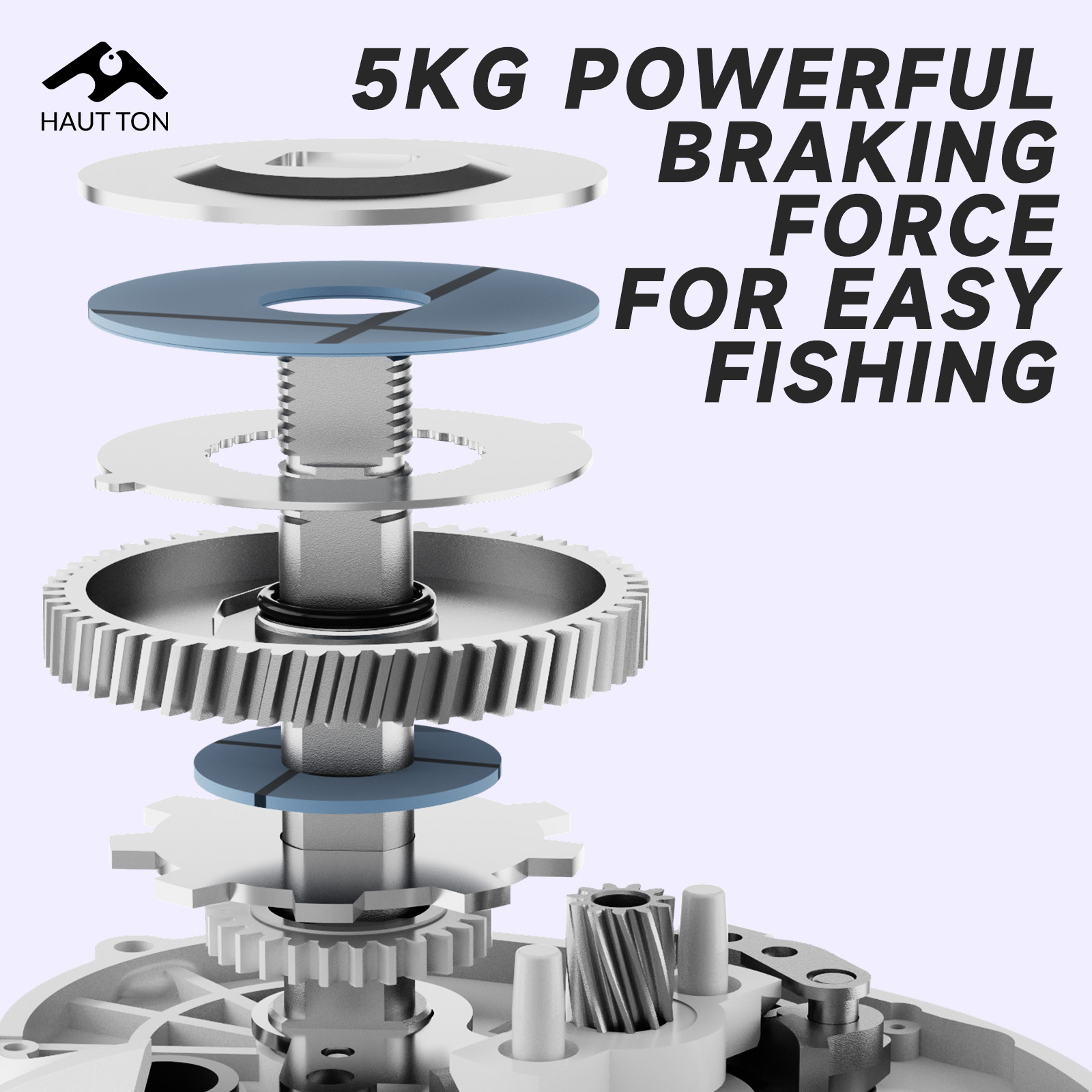 HAUT TON AP200 144G Lightweigh - огляд і ціна Kastking Reel Zephyr