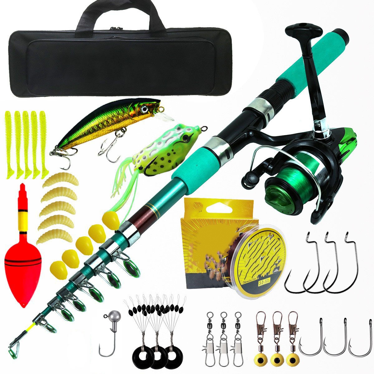Portable Ultralight Carp Teles - огляд і ціна Fishing Rod Spinning